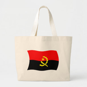 Bolso tote de la bandera de Angola