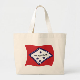 Bolso tote de la bandera de Arkansas