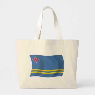 Bolso tote de la bandera de Aruba