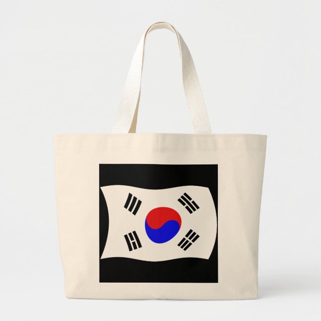 Bolso tote de la bandera de Corea del Sur (Frente)