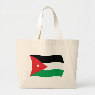 Bolso tote de la bandera de Jordania