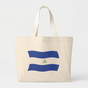 Bolso tote de la bandera de Nicaragua