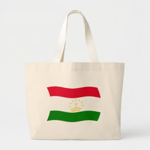 Bolso tote de la bandera de Tayikistán