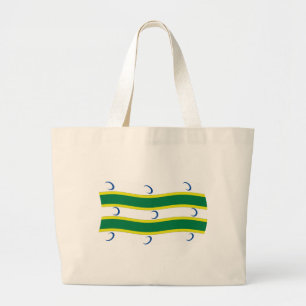 Bolso tote de la bandera de turcomanos
