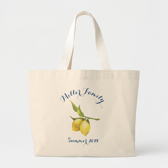 Bolso Tote de la Familia Limón (Frente)