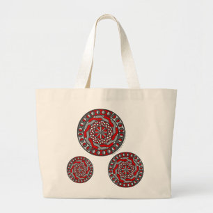 Bolso Tote de Maquinaria Roja