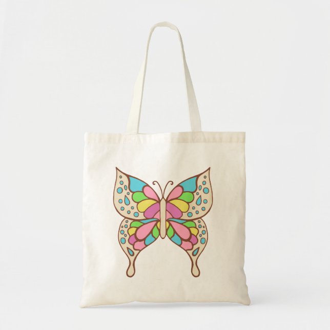 Bolso tote de mariposa (Frente)