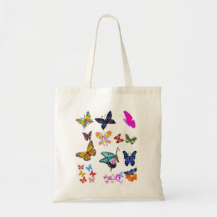 Bolso tote de mariposa económico