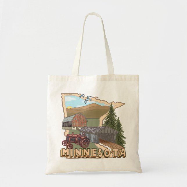 Bolso Tote de Minnesota (Frente)