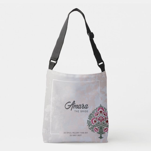 Bolso Tote de Novia – Bandolera Personalizada con  (Anverso)