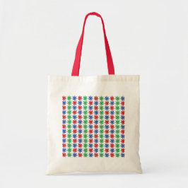 Bolso tote de patrón abstracto impar