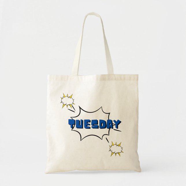 Bolso tote de patrón destacado del martes (Frente)