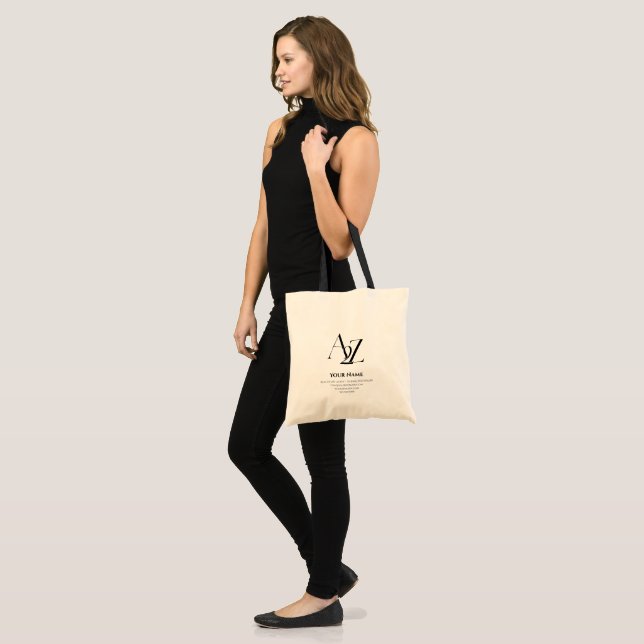 Bolso tote de regalo con logotipo personalizado (Anverso (modelo))