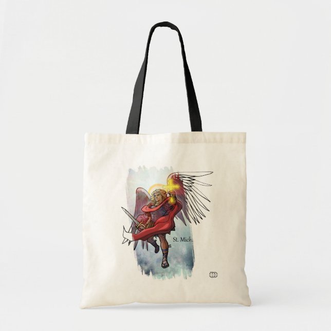 Bolso tote de Saint Michael de doble cara (Frente)