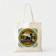 Bolso Tote de Tren Antiguo
