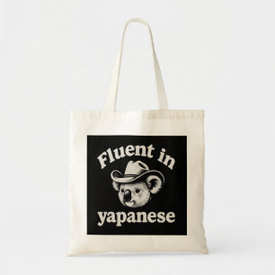 Bolso Tote de Vaquero Vintage con Kanji Japonés  