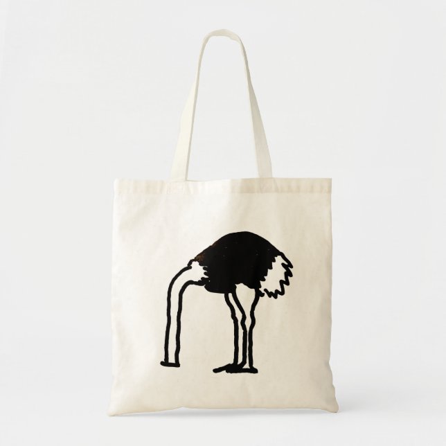 Bolso tote diseño de avestruz (Frente)