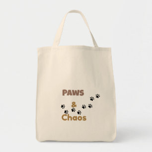 Bolso tote divertido para amantes de mascotas Paws