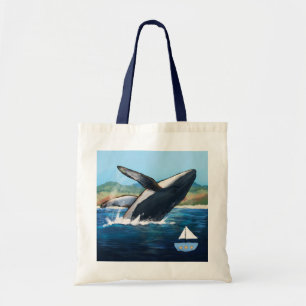 Bolso Tote Escénico de Ballena Jorobada