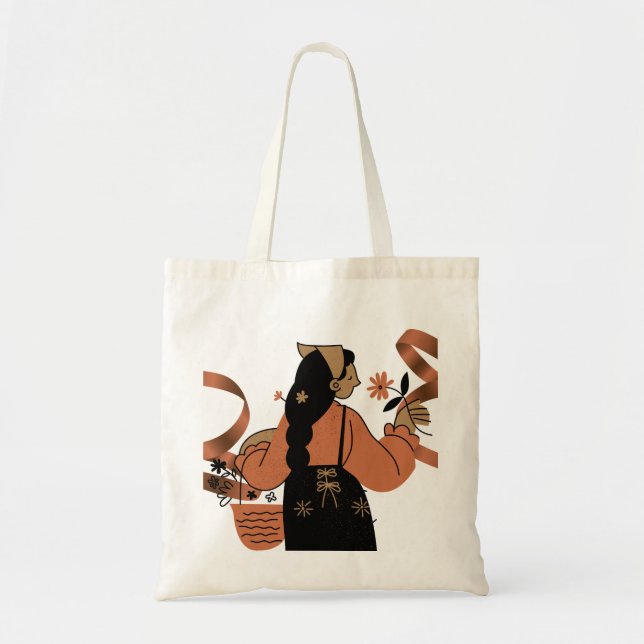 Bolso Tote Estético Bloom (Frente)