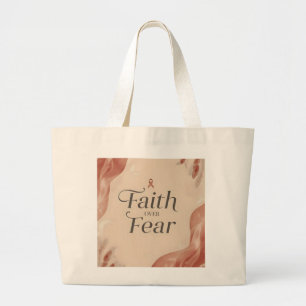 Bolso Tote Fe Sobre Miedo – Bolso Inspirador para 