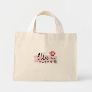 Bolso Tote Flor Rosa Pink - Recuerdo Precioso