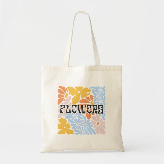 Bolso Tote FLOWERS (Frente)