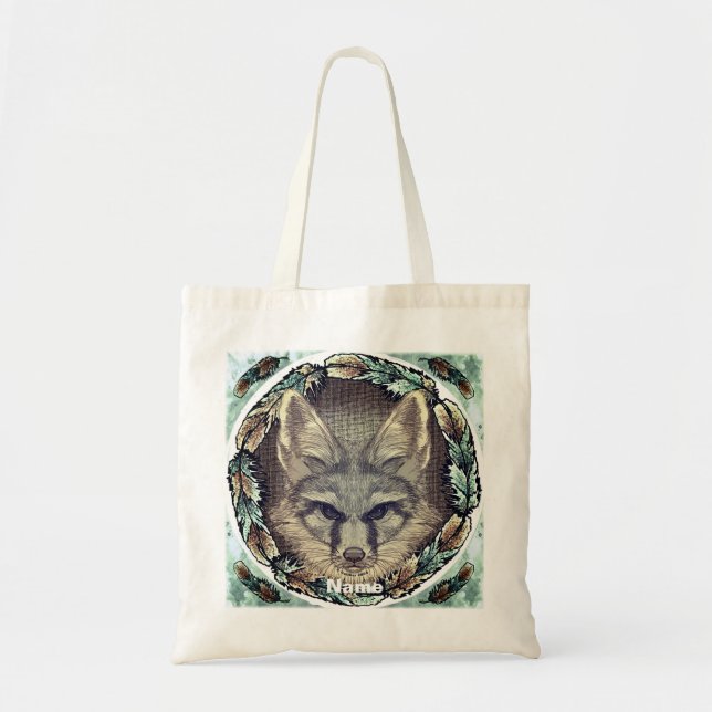 Bolso tote Fox Sketch (Frente)