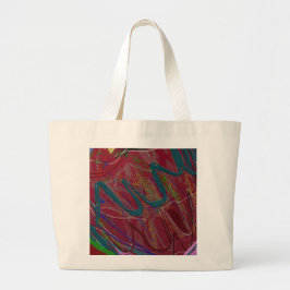 Bolso tote gigante de amor abstracto