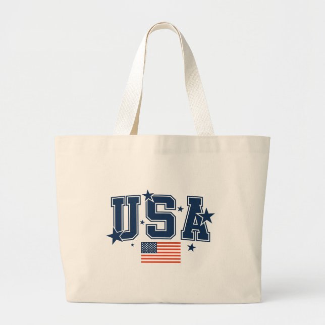 Bolso tote gigante de EE. UU. (Frente)