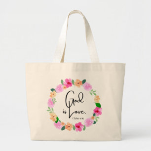 Bolso tote gigante Dios es Amor