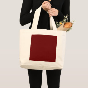 Bolso tote gigante rojo sangre