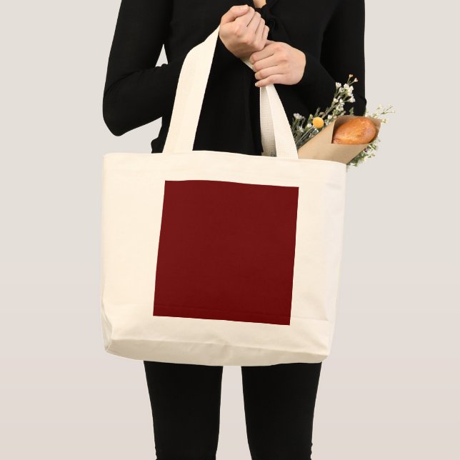 Bolso tote gigante rojo sangre (Anverso (producto))