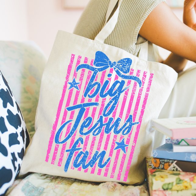 Bolso tote gran fan de Jesús (Big Jesus Fan Tote Bag)