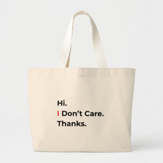 Bolso Tote Hi No Me Importa Gracias