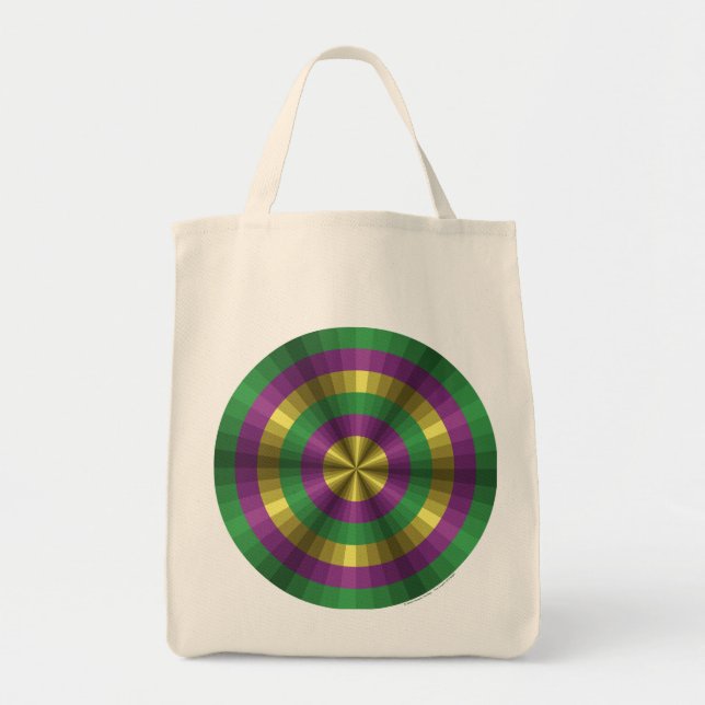 Bolso tote ilusión de Mardi Gras (Frente)