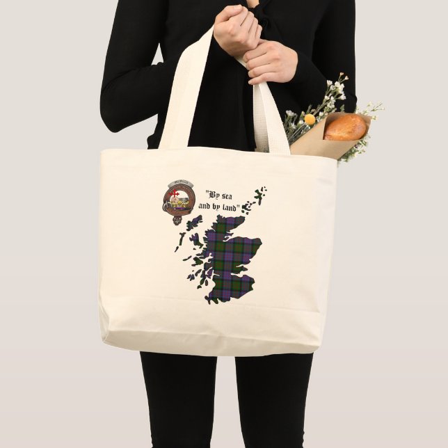 Bolso Tote Jumbo de la insignia del clan MacDonald (Anverso (producto))