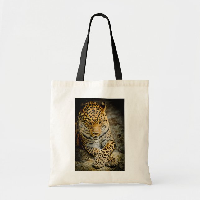 Bolso Tote Leopardo Descansando (Frente)