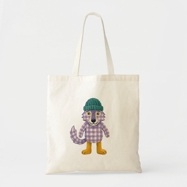 Bolso Tote Lobo Rústico (Frente)