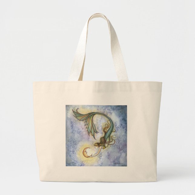 Bolso Tote Luna de Mar Profundo (Frente)