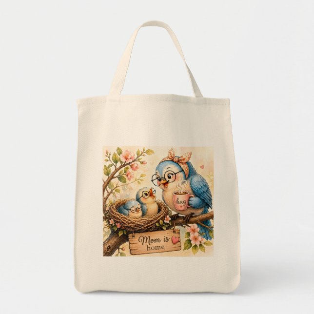Bolso Tote Mamá Está en Casa (Frente)