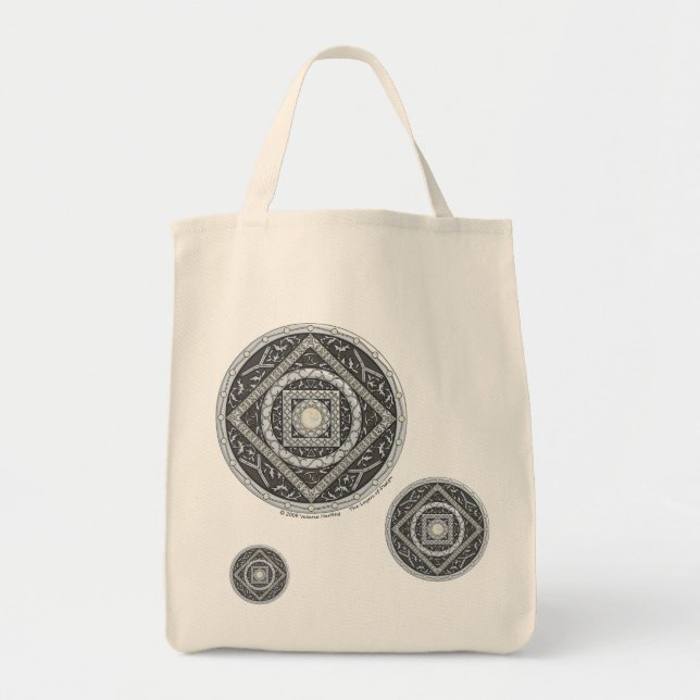 Bolso Tote Mandala de Cáncer (Frente)