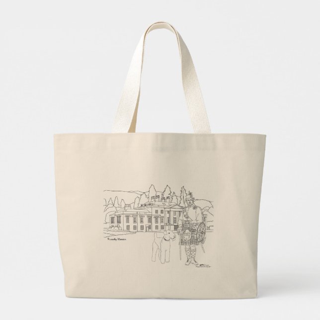 Bolso Tote Mansión Rossdhu Escocia (Reverso)
