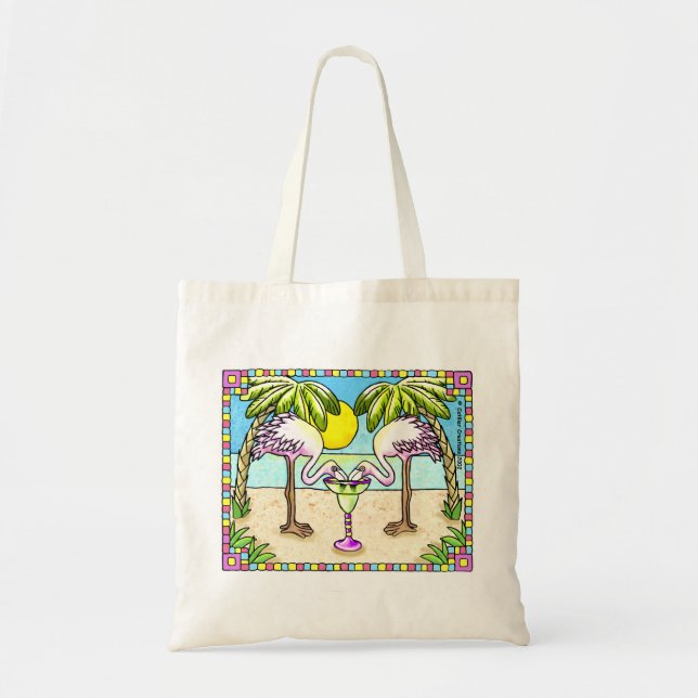 Bolso tote Margarita Flamingo (Frente)