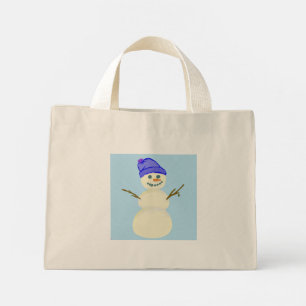 Bolso Tote Mini Muñeco de Nieve