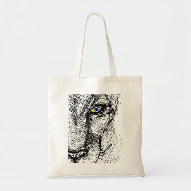 Bolso tote Mirada de Tigre (Frente)
