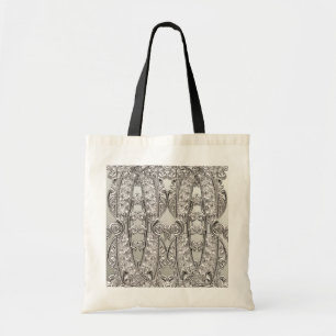 Bolso tote moderno ornado de plata