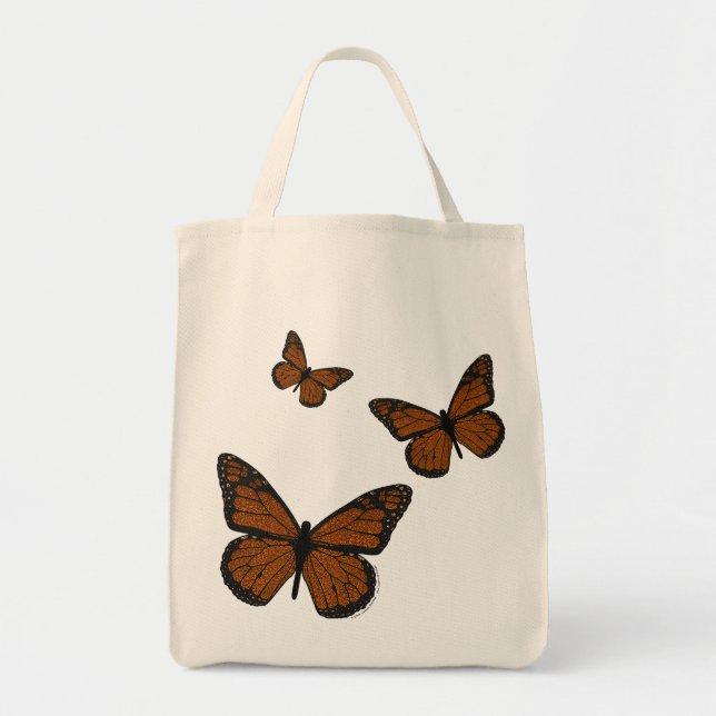 Bolso Tote Monarca Garabateado (Frente)
