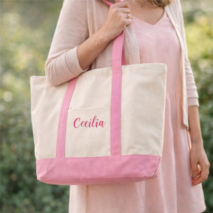bolso tote nombre, bolso de regalo para dama de ho