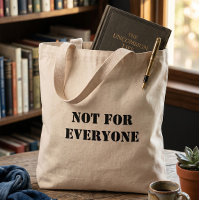 Bolso Tote Not For Everyone | Minimal